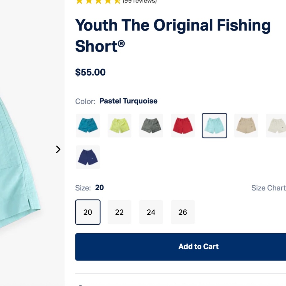 AFTCO Boys Shorts